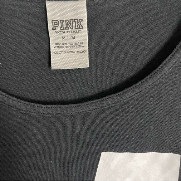 Women’s PINK LA All Day Activewear Black Tank Top Size Medium! - Picture 4 of 5